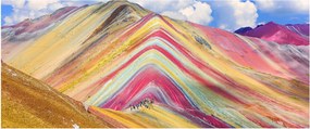Tablou - Muntele Curcubeu, Peru (120x50 cm)
