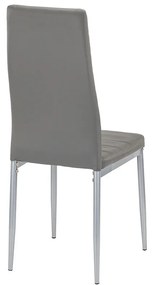 Scaun de masă Tino NOVA în gri-gri