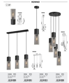 Veioza, Lampa de masa moderna Ronno