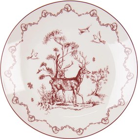Farfurie din portelan, cu design cerb, Ø 20 cm, Reindeer