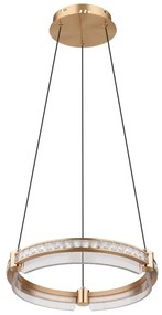 Lustra LED suspendata design circular cu telecomanda BLONDIE