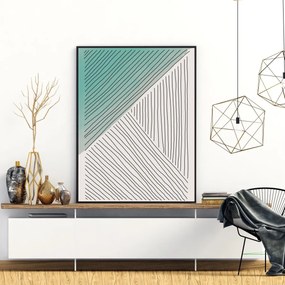 Poster - Abstracție pictată (A4)