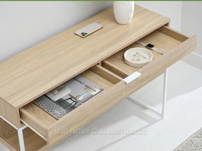 Măsuță consolă Norma Xl (sonoma + alb). 1110835