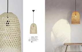 Lustra / Pendul modern design natural ratan AURORA