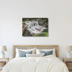 Tablou pe sticlă cu cascade (70x50 cm)