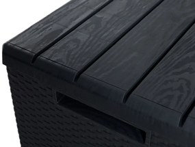 PORTOFINO záhradný plastový úložný box 270 L - grafit