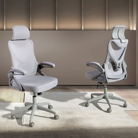 Scaun de birou pivotant design LUX Grey