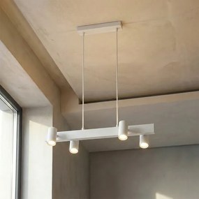 Brilagi - Lustră suspendată pe cablu SELE 4xGU10/30W/230V albă