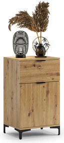 Comoda in decor stejar artisan MANY 50x40 cm