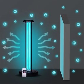 Lampă germicidă dezinfectantă Solight GL05-100 UVC/100W/230V + telecomandă