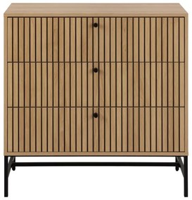 Comodă cu sertare OLIVIA, stejar