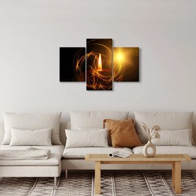Tablou cu lumânare (90x60 cm)