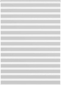 vidaXL Jaluzea tip zebra gri deschis lățime țesătură 150,9cm poliester