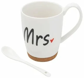 Florina Cană de porțelan Mrs., 320 ml