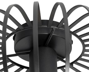 Plafoniera de design neagră 39 cm - Johanna