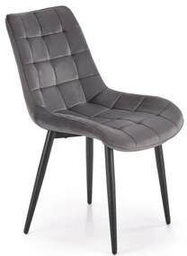 Scaun K580 velvet gri H85 cm