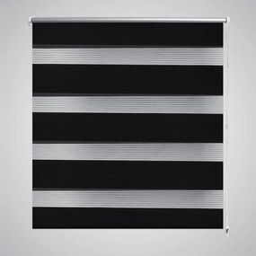 Jaluzea tip zebra, 50 x 100 cm, negru Negru, 50 x 100 cm