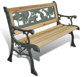 41013 vidaXL Bancă de grădină pentru copii, 84 cm, lemn