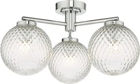 Där Lighting WAY5350 - Lustră aplicată pentru baie WAYNE 3xG9/3W/230V IP44 crom