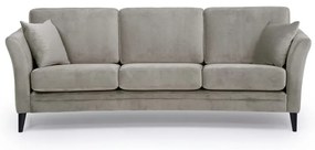 Canapea maro din catifea 237 cm Eden - Scandic