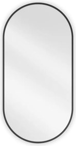 Mexen Loft oglindă baie ovală 90 x 45 cm, ramă neagră - 9851-090-045-000-70