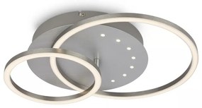 Brilo - Plafonieră LED dimerizabilă, 26W/230V, 3000K, crom mat