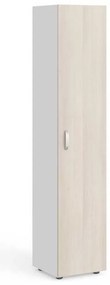 Dulap înalt Manager 39,9 x 42,2 x 196,5 cm, dreapta, salcâm deschis / alb