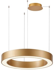 Azzardo AZ5048 - Lustră LED dimabilă pe cablu MARCO LED/60W/230V auriu + + telecomandă