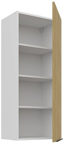Dulap superior de bucătărie Carminia 45 G-108 1F (stejar cremona + alb). 1128071