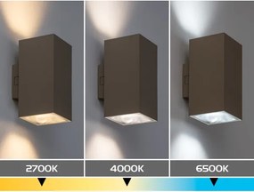 Rabalux 77215 - Aplica de perete LED Ven URFA 18W/230V 2700/4000/6500K IP65