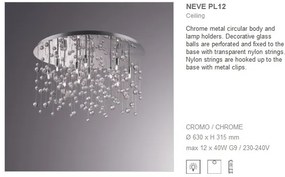 Plafonier modern diametru 63cm NEVE PL12 022239