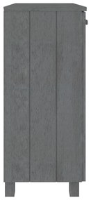 Servanta, gri inchis, 85x35x80 cm, lemn masiv de pin 1, Morke gra