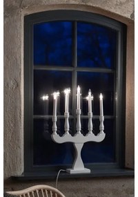 Markslöjd 706278 - Sfeșnic electric de Crăciun SVANEHOLM, 5x E10/3W/230V, pin/alb