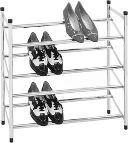 Pantofar DITA, crom, otel, 62/110x23x67 cm
