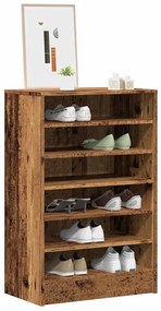 vidaXL Pantofar, lemn vechi, 60x35x92 cm, lemn prelucrat