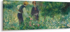Tablou - Auguste Renoir, Picking Flowers, reproducere (120x50 cm)