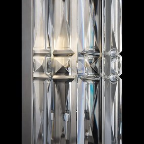 Aplica de perete design neoclasic Facet crom