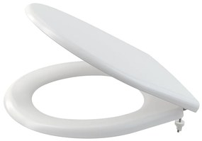 Scaun de toaleta, duroplast, antibacterian, alb