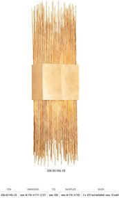 Aplica de perete LUX, design deosebit, SABINE