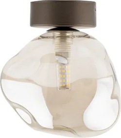 Brilagi - Plafonieră VULCANO 1xG9/8W/230V bronz/bej fumuriu