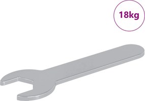 vidaXL Cheie de piulițe 1593 pcs Argintiu 13 mm Fier