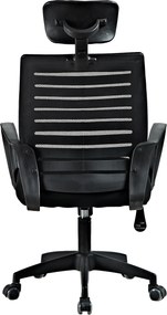 Scaun de birou, negru, TORES