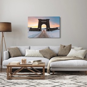 Tablou cu poarta, Yellowstone (90x60 cm)