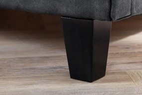 Pat dublu tapitat Kensington 160x200cm, gri inchis A-6540605 VC