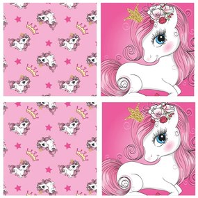 Unicorn Princess depozitare jucării 30×30×30 cm