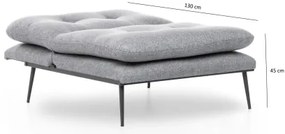 Fotoliu extensibil SPEAKY, gri