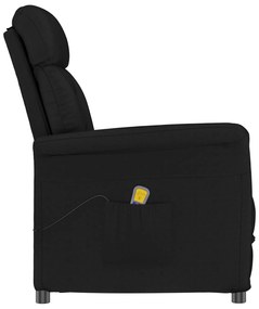 vidaXL Scaun de masaj Negru 70.5 x 96.5 x 95 cm Piele artificială