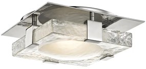 Aplica LED pentru tavan sau perete design modern BOURNE nichel lucios