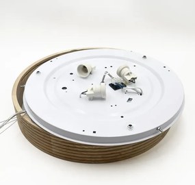 Brilagi - Lustră LED pe cablu CARVALHO MODERN 3xE27/60W/230V stejar diam. 47,5 cm