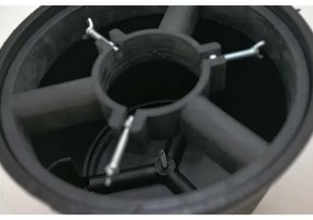 Suport pom de Crăciun 10 l, negru
